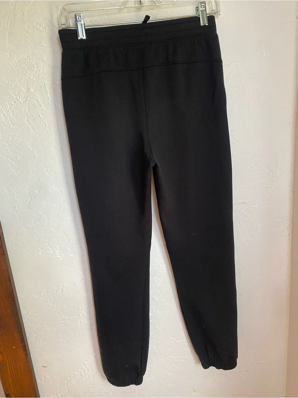 Abercrombie & Fitch Kid’s Black Jogger Sweatpants with Subtle Logo
